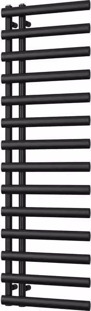 Elyan Black Towel Radiator, Height: 159.2 cm
