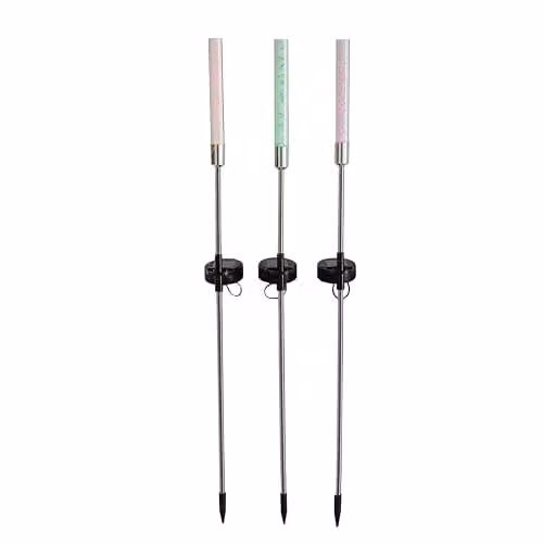 Gainsborough Set of 3 Multicolour Solar LED Bubble Stake Lights, H72 x Dia.2 cm – 1