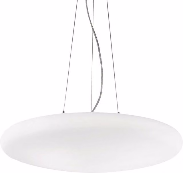 Ideal Lux Smarties Bianco 5 Light Glass Ceiling Pendant in White