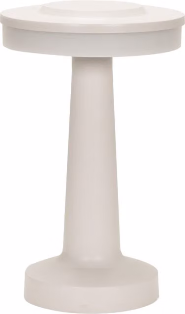 ValueLights White Modern LED Rechargeable Outdoor Table Lamp Lantern