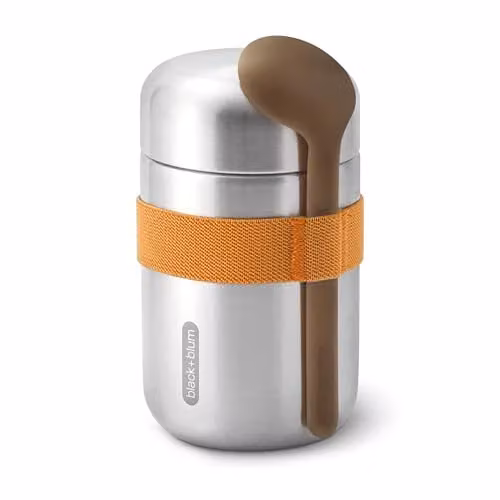 Black + Blum Insulated Food Flask, 400ml, Orange