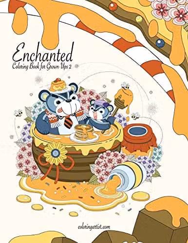 Enchanted Coloring Book for Grown-Ups 2: Volume 2 by Createspace, Multicolour