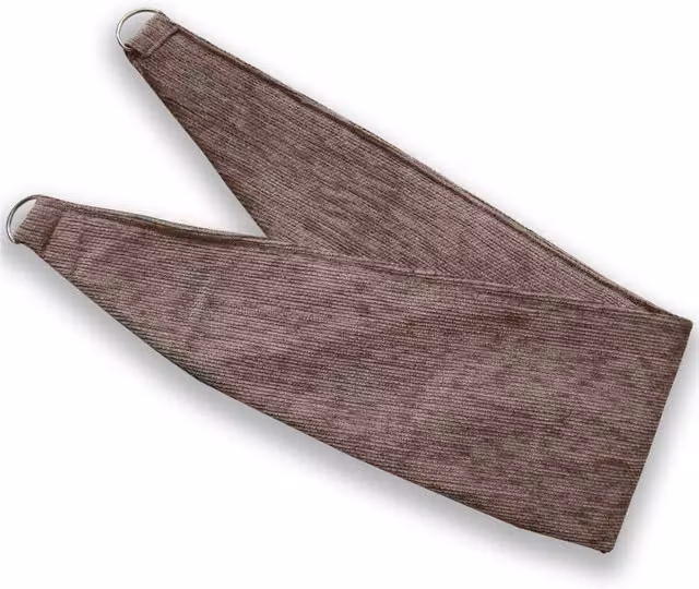 Homescapes Chenille Curtain Tie Back Pair in Brown