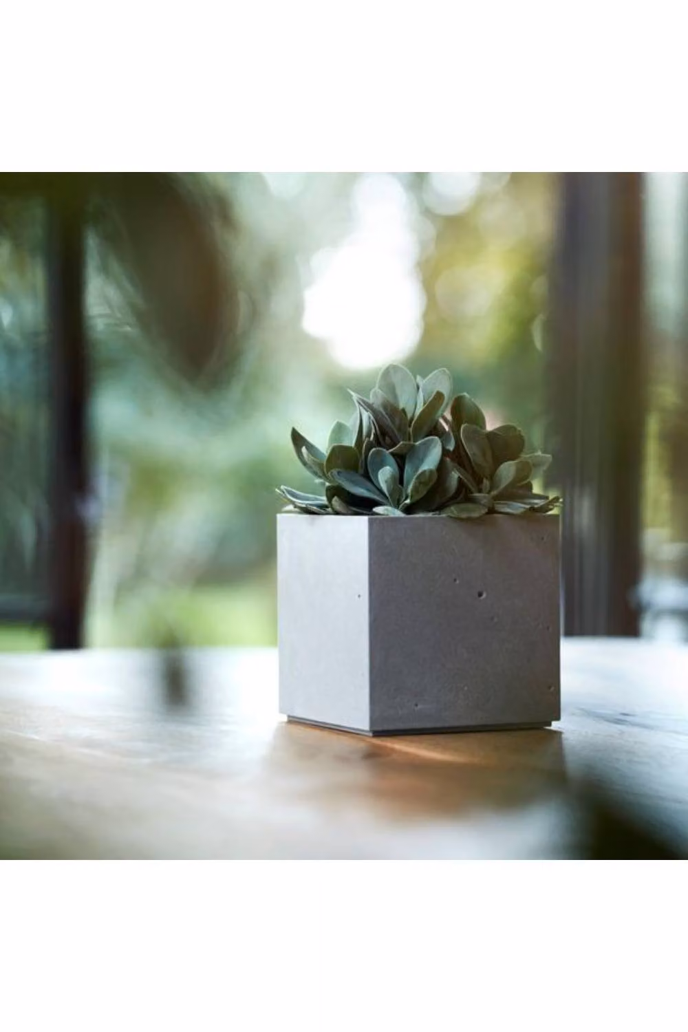 KDMD Grey Plastic Beton Cube Outdoor Planter Pot – 2