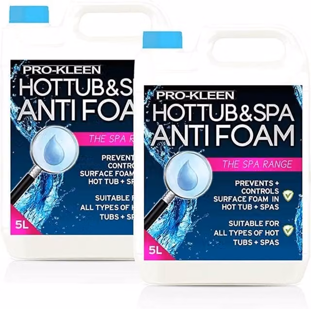 Pro-Kleen Hot Tub and Spa Anti Foam Formula, White, 10kg