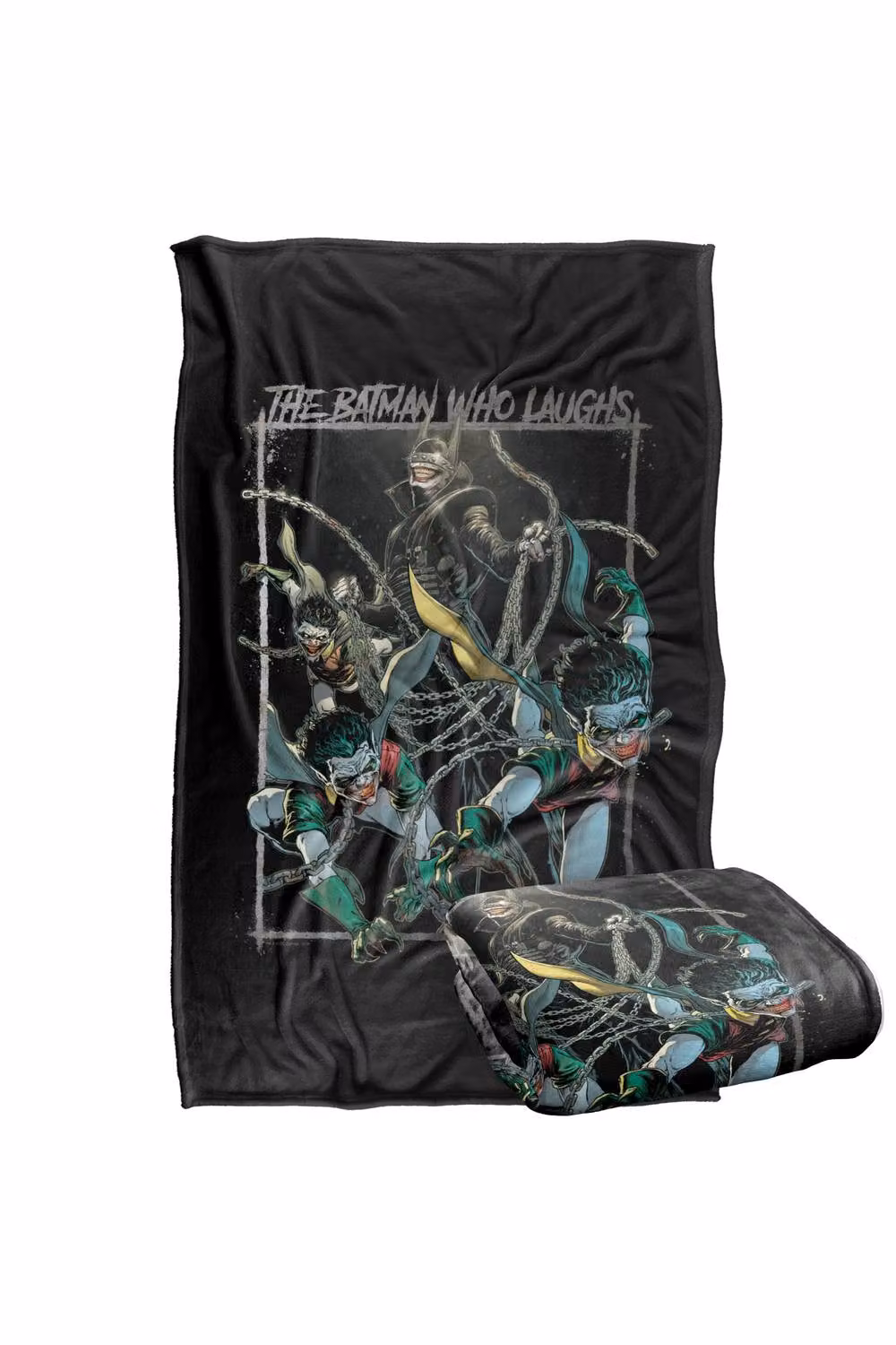 Warner Bros. Batman Who Laughs Super Soft Silky Touch Fleece Throw Blanket, Multicolour – 7