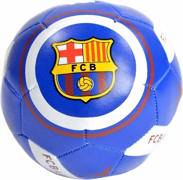 FC Barcelona Disney Soft Mini Football - Blue/Garnet, Diameter: 10.16 cm