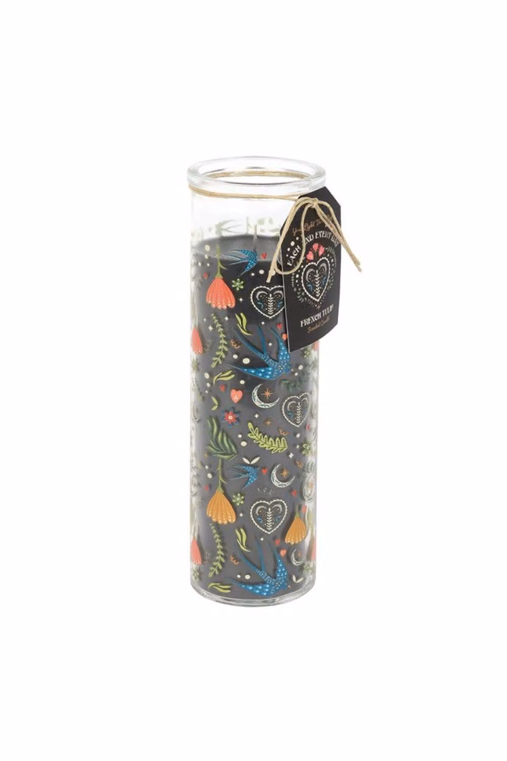 KDMD Midnight Bloom French Tulip Tube Candle in Black – 2