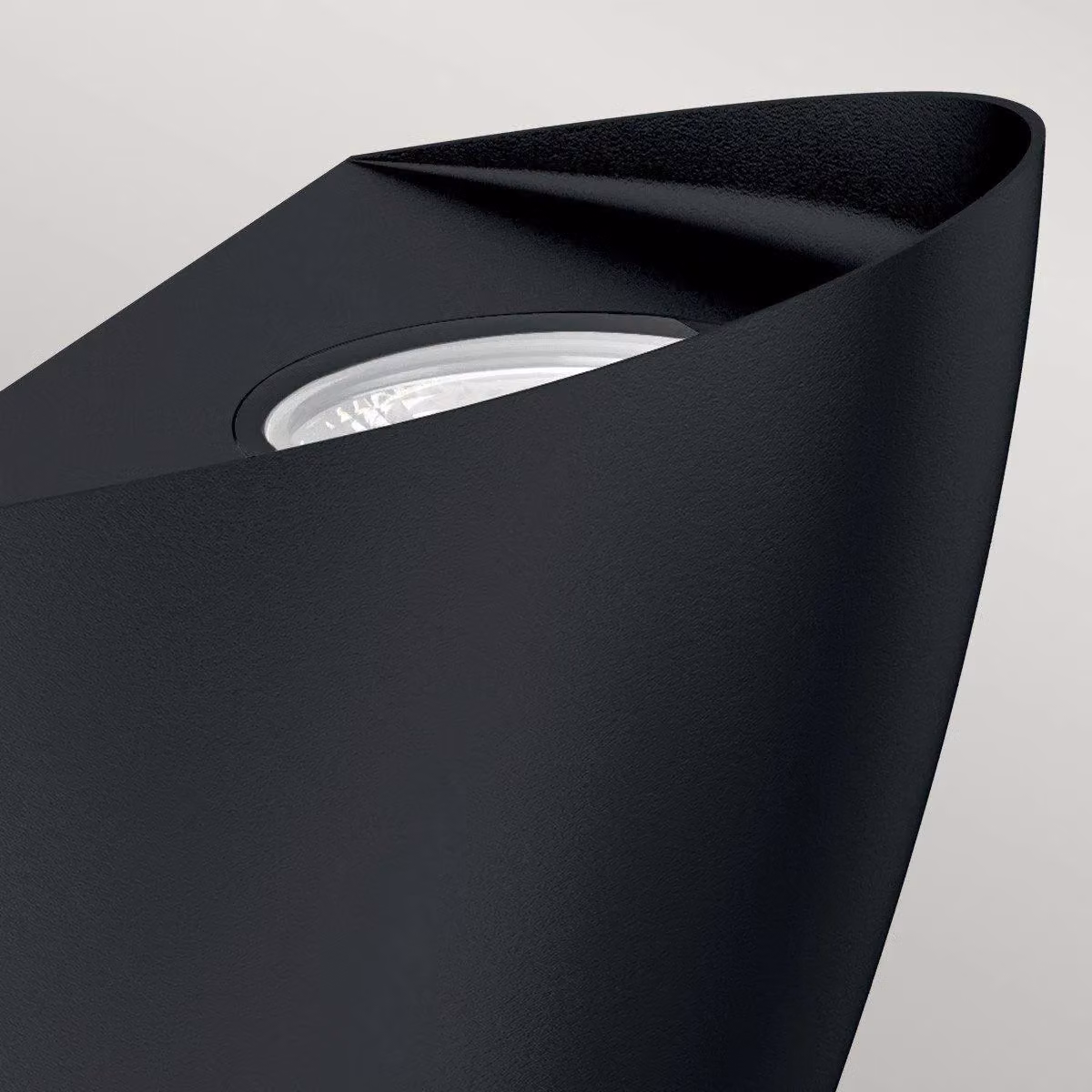 Netlighting Vendela Outdoor Flush Wall Lamp in Black with Warm White LED and IP65 Rating – 2