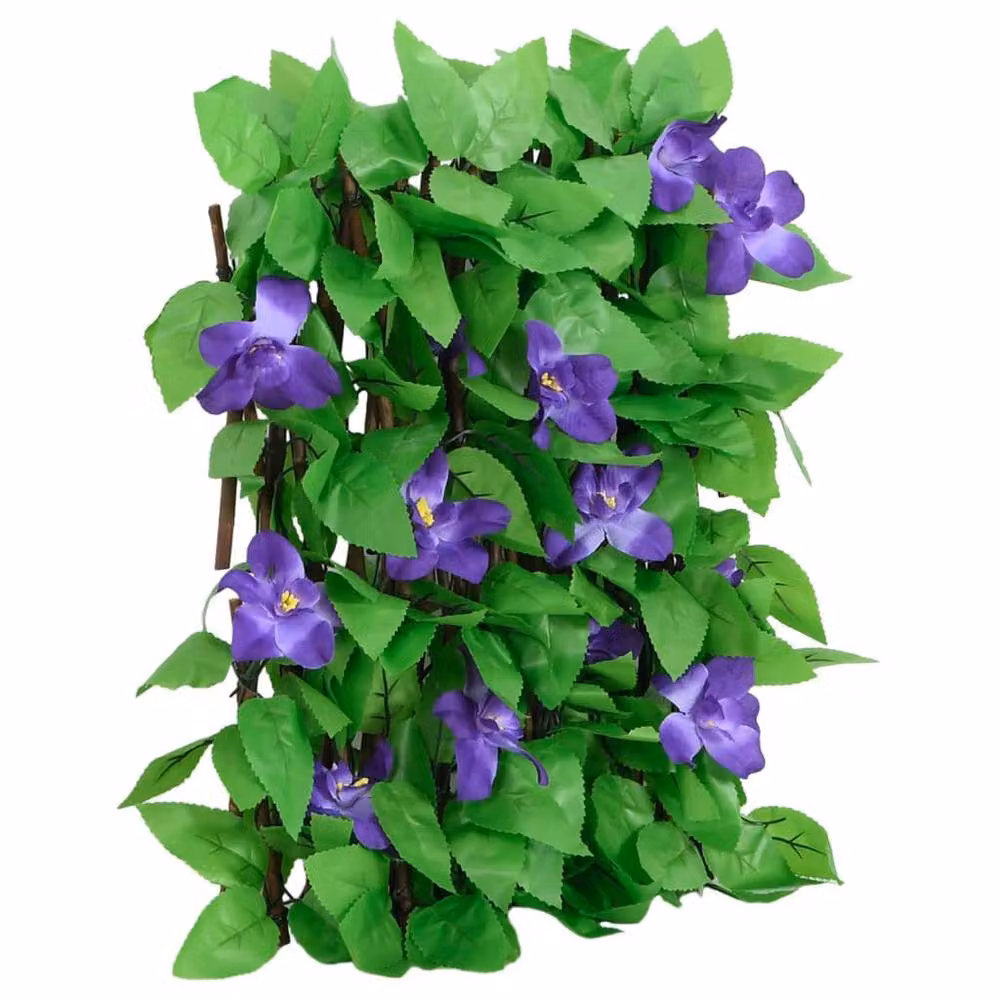 Berkfield Home Artificial Ivy Trellis Expandable Hedge, 5 Pieces, Green – 3