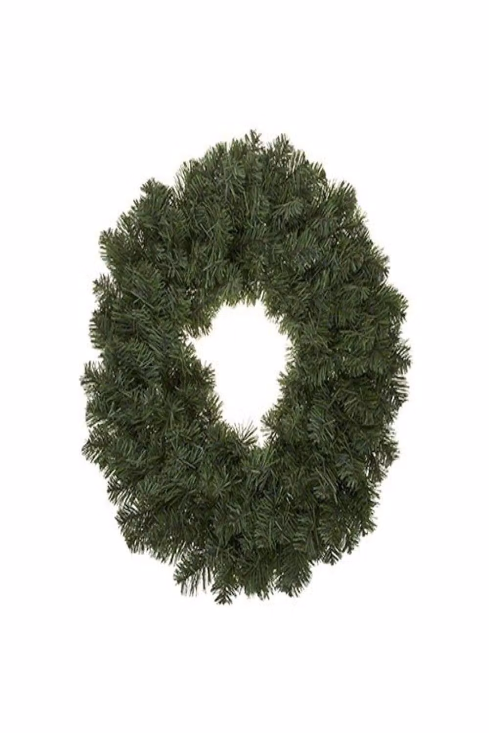 KDMD Green PVC Christmas Wreath with 180 Tips, Diameter: 60.96 cm – 2
