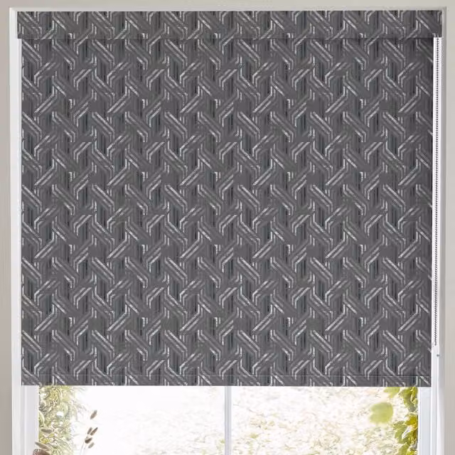 Terrys Made to Measure Blackout Roller Blind in Anthracite Grey
