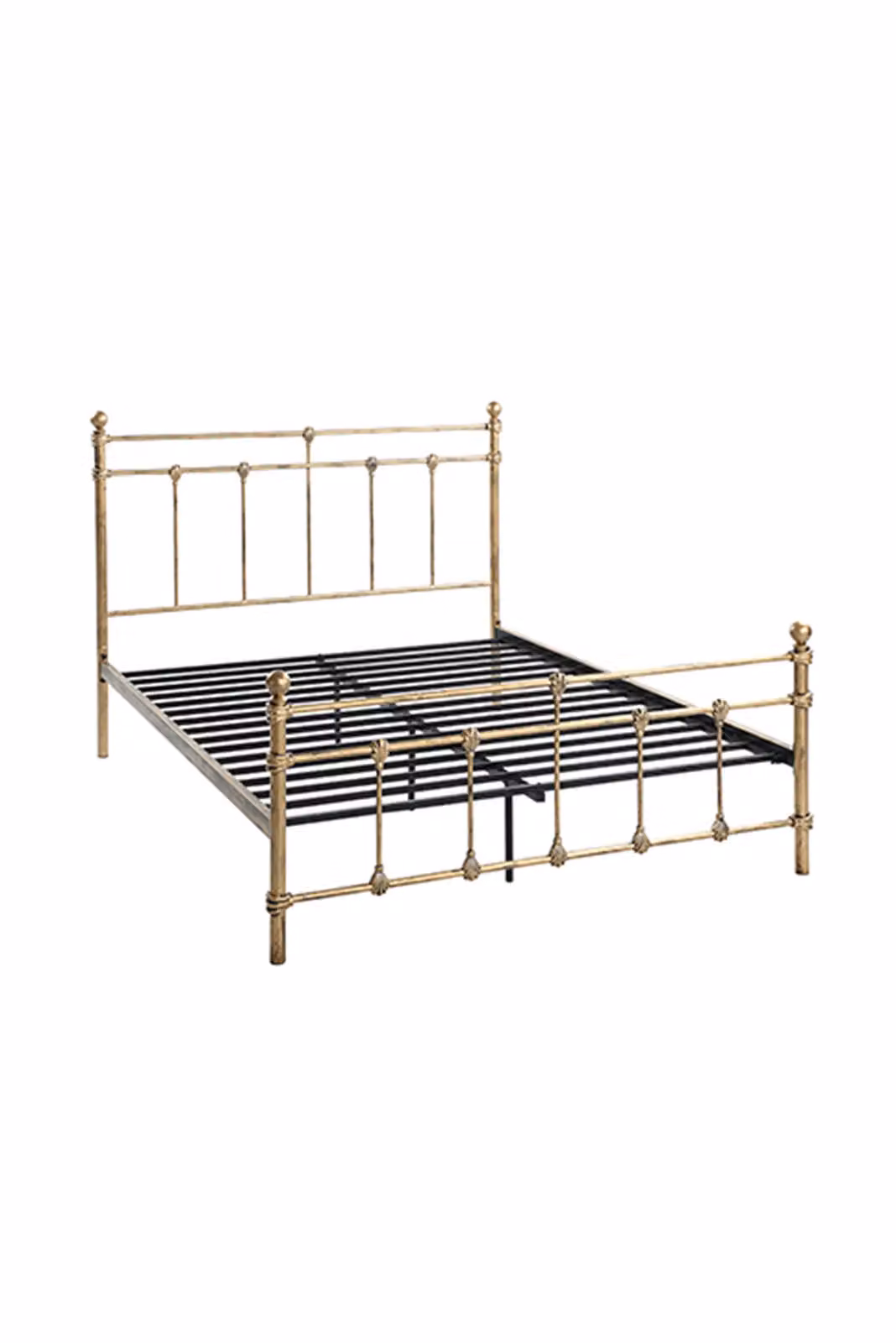 SlumberWorx Bayford Vintage Style Metal Bed Frame and 15cm Comfort Foam Mattress in Bronze, Single (W/D/H: 90 x 190 cm) – 2
