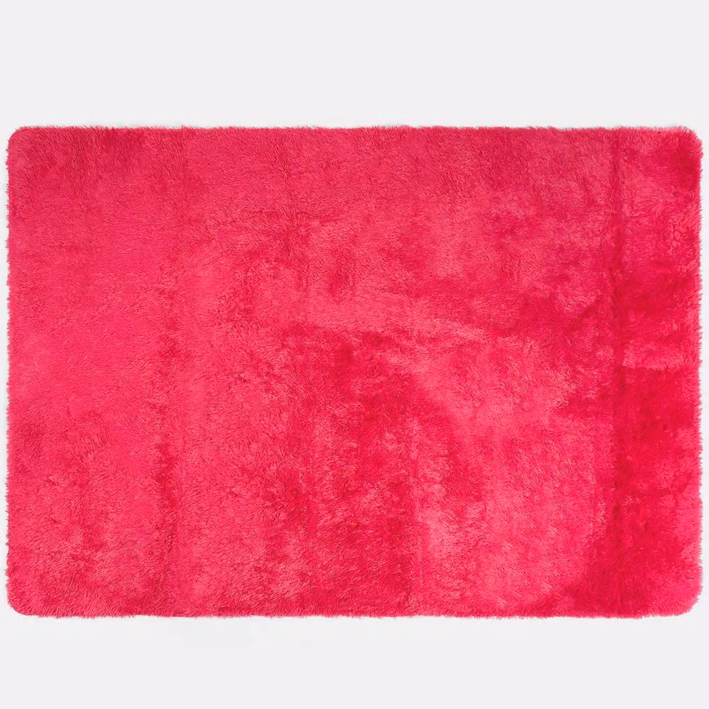 OHS Pink Soft Fluffy Shaggy Area Rug, W/D: 80 x 150 cm – 3