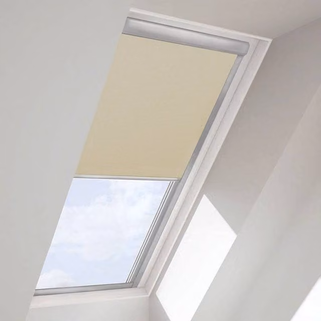 Blinds Outlet Caecus Blackout Roof Window Blind in Beige