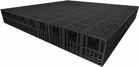 Rainsmart 65 Tonne Soakaway Crate Set, 20 Cubic Metre Kit, Black