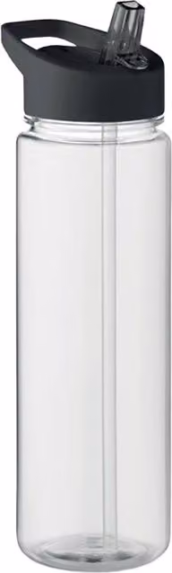 MidOcean Alabama RPET 650ml Flip Top Bottle in Black