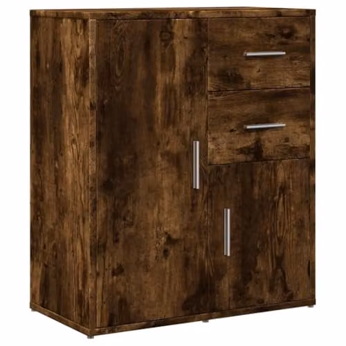 vidaXL Modern Sideboard in Brown Engineered Wood, W: 60 cm, D: 31 cm, H: 70 cm – 1