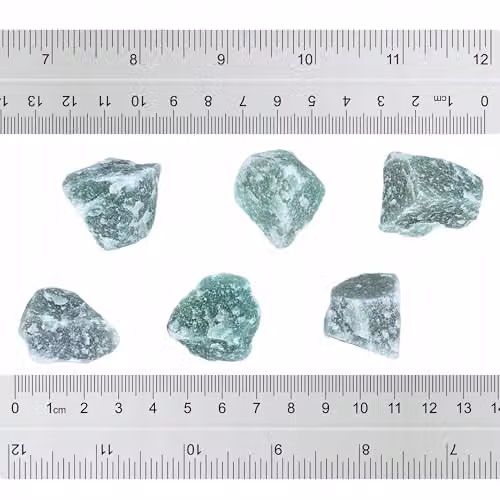 KDMD Green Jade Raw Organic Stones, 500 g – 2