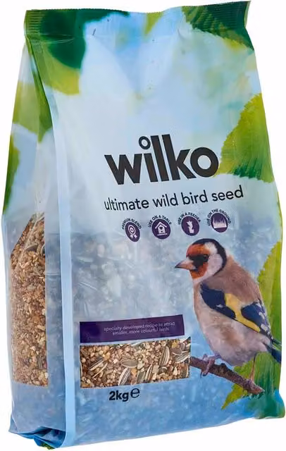 wilko Ultimate Wild Bird Seed Mix, 2kg