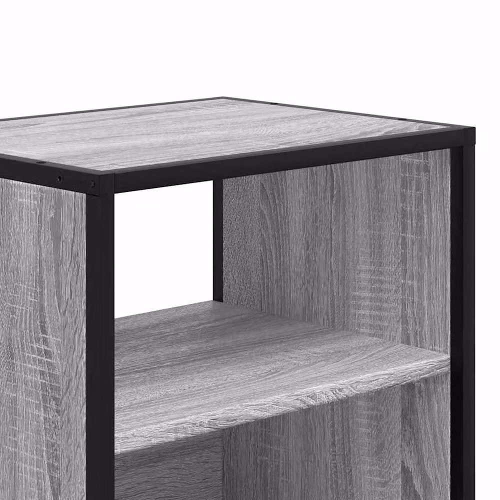 Berkfield Home Set of 2 Wall-mounted Bedside Cabinets in Grey Sonoma, W: 40 cm, D: 31 cm, H: 39.5 cm – 8