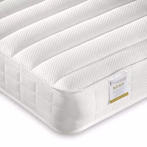 Bedmaster Snowdon White Two-Level Bunk Bed with Foam Mattresses – 3