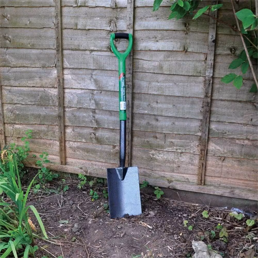 NESTLUNE Green Steel Garden Spade Digging Tool, 1 kg – 2