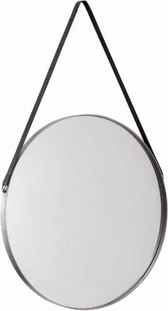 Cheshire Premium Aurelio Silver Pewter Round Wall Mirror