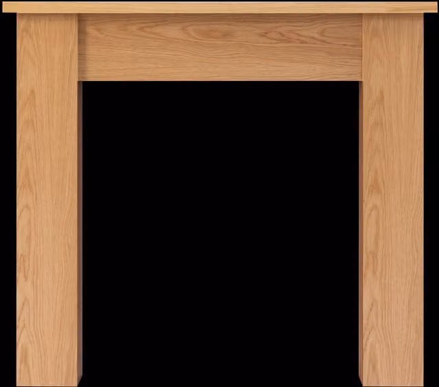 Adam Fires & Fireplaces Adam Buxton Mantelpiece in Light Oak, Width: 121.92 cm