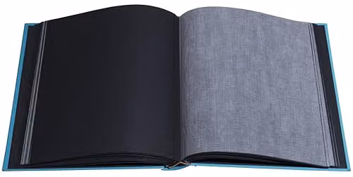 Exacompta Pop'N Co Photo Album in Cyan with Fabric Cover, 300 Photos, 60 Black Pages, W: 29 cm, H: 32 cm – 3