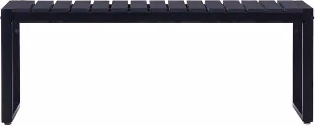 Berkfield Home Modern Garden Bench in Black