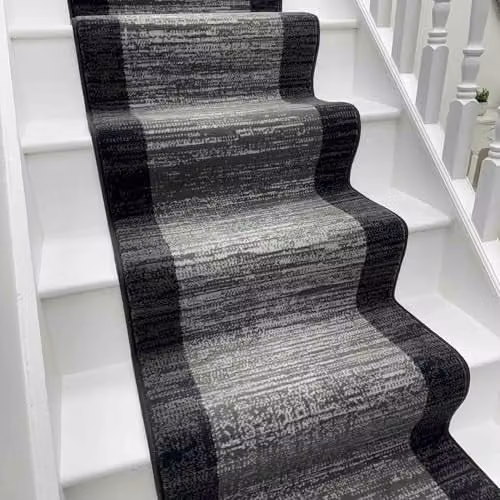 runrug Soft and Comfortable Stair Runner in Grey – 1
