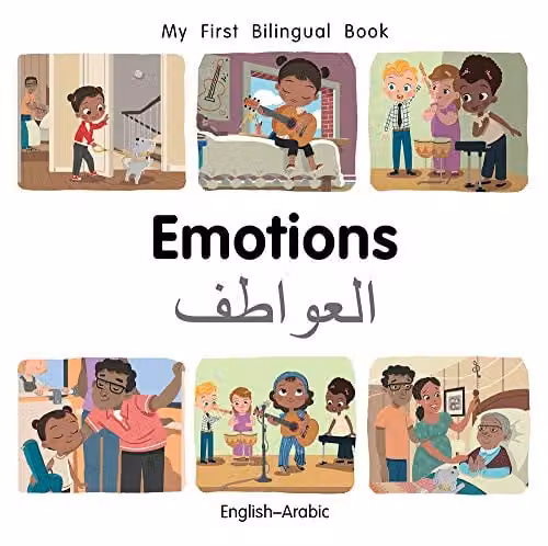 Milet Publishing My First Bilingual Book Emotions English-Arabic Multicolour Paper Book