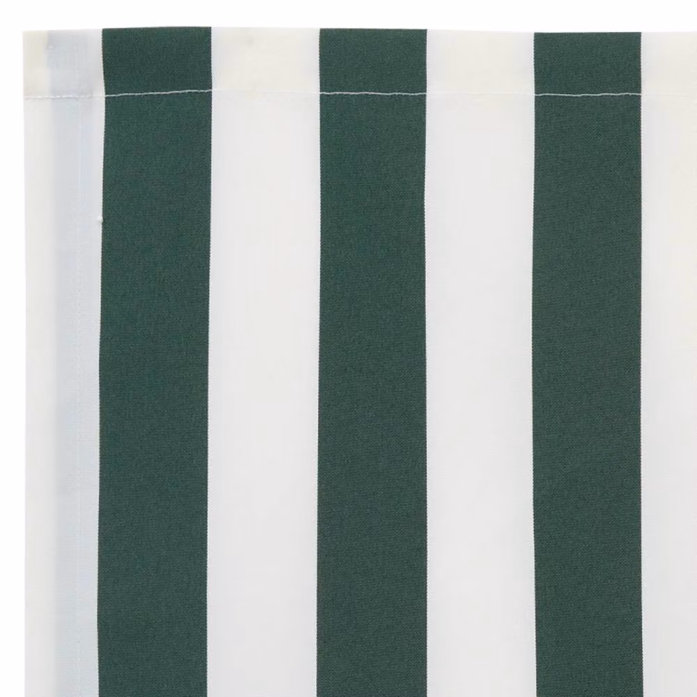 Berkfield Home Awning Replacement Fabric in Green and White – 5