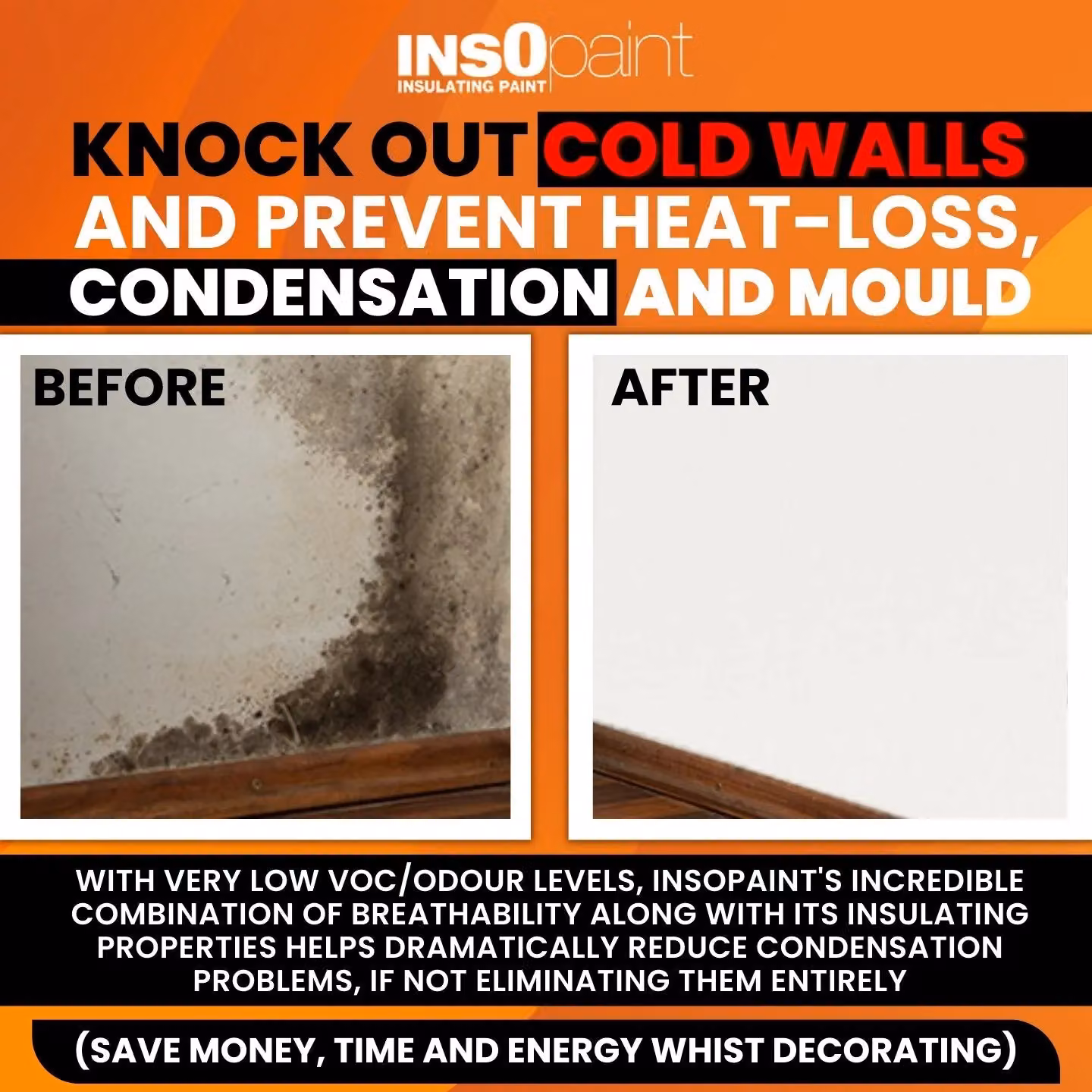 THERMILATE TECHNOLOGIES InsOpaint ULTRA 9 in 1 Interior and Exterior Latex Paint, Matchstick Beige, 1 l – 4