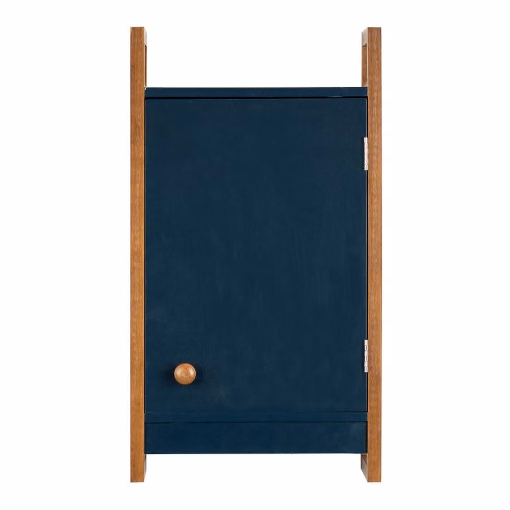 Scottish Everlastings Ltd Modern Blue Wall Unit with Hinged Doors and Internal Shelves – 2