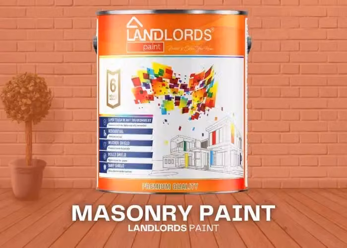 Landlords Paint Water Based Masonry Paint in White, 5 l – 2