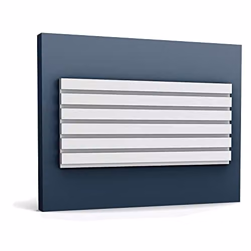 Orac Decor W111 BAR Modern 3D Wall Panel, White, Polyurethane Foam
