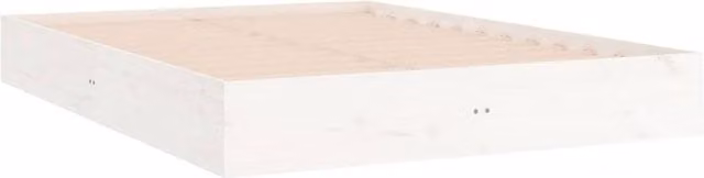 Berkfield Home Beautiful Super King Size Bed Frame in White Solid Pine Wood W/D/H: 180 x 200 cm – 1