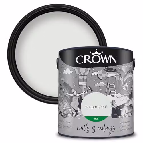 Crown Retail Core Emulsion Silk Seldom Seen White Water Based Dispersion 2.5 l – 1