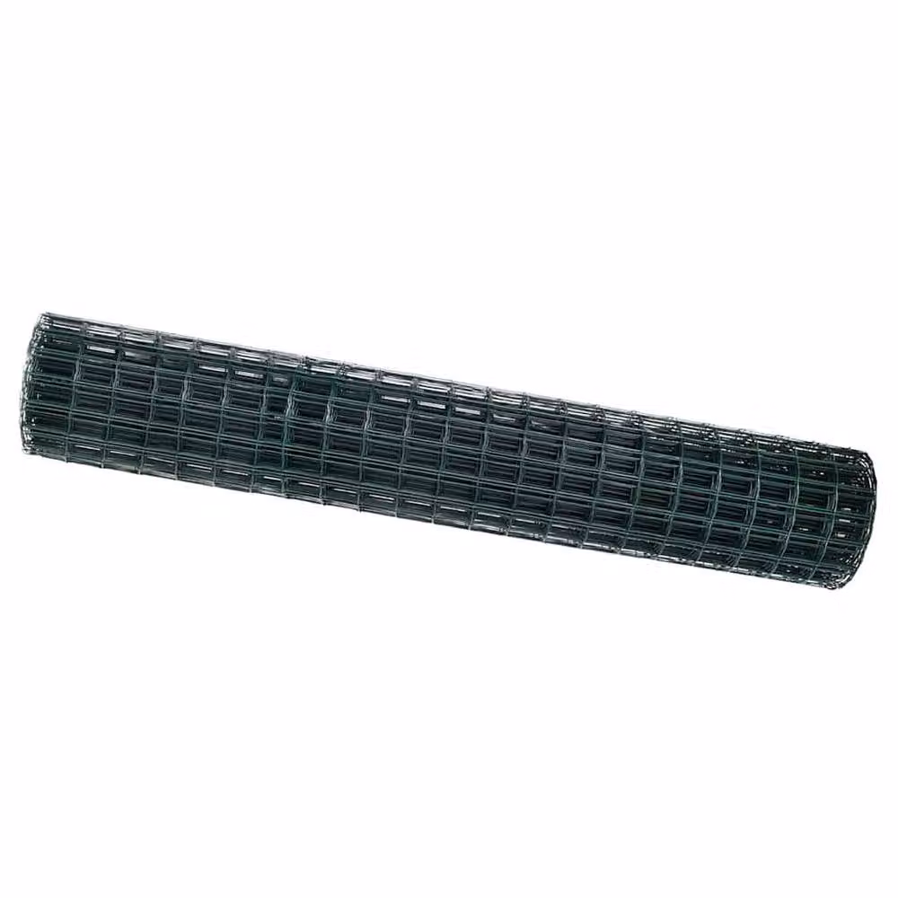 Berkfield Home Green Euro Fence PVC Coated Steel Round Mesh, H: 1.6 m x W: 10 m – 2