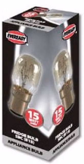 Eveready B15 Incandescent Fridge Bulb in Transparent Glass – 1