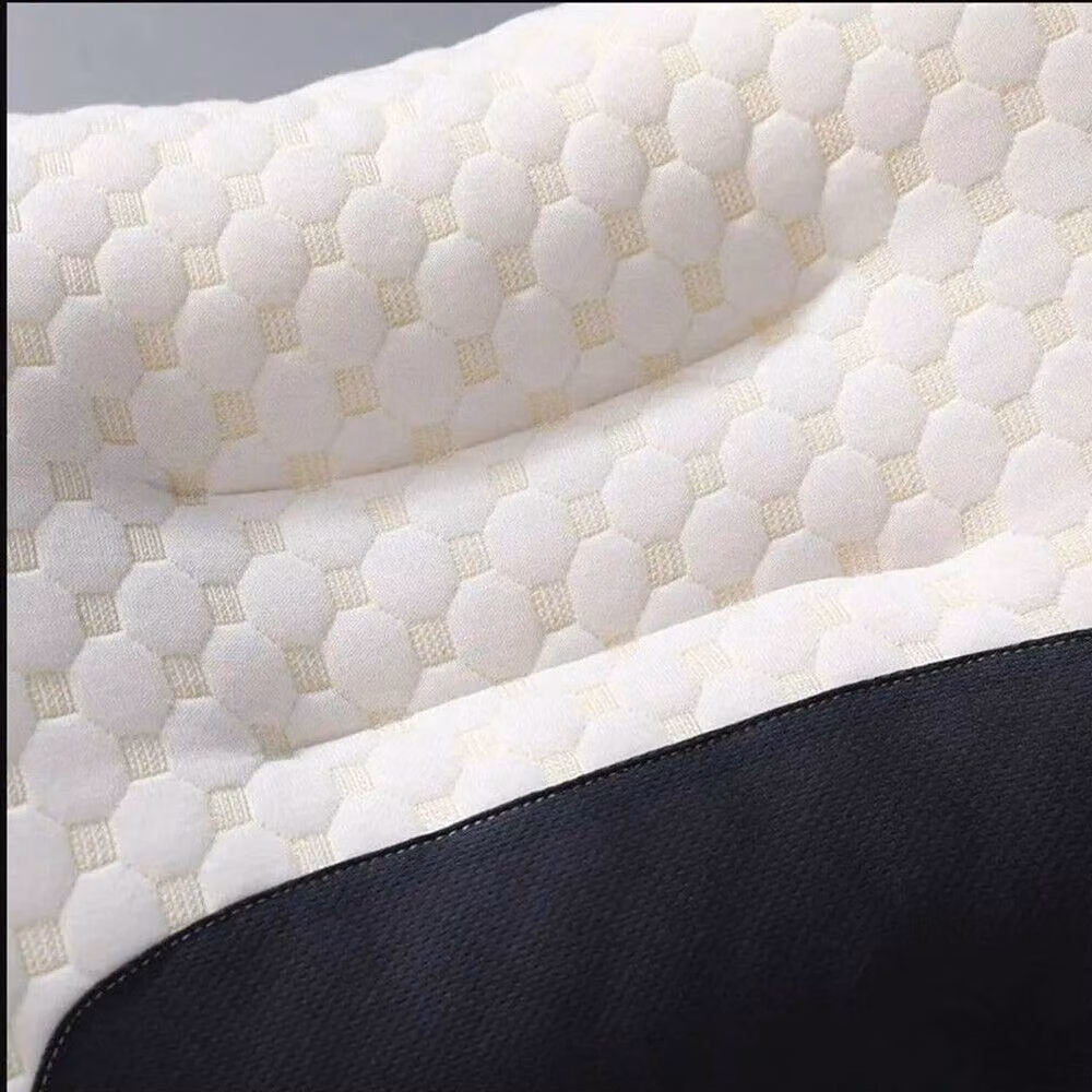 KORVIXA White Single Cervical Memory Foam Pillow, W: 48 cm, D: 74 cm – 3