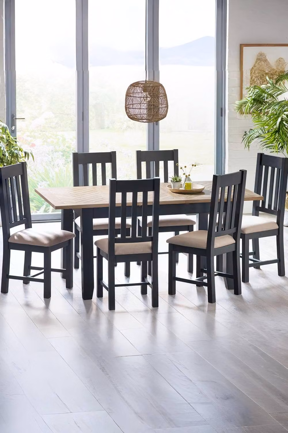 Julian Bowen Bordeaux Dining Chairs, Set of 2, Grey, H105 x W47 x D54 cm – 5