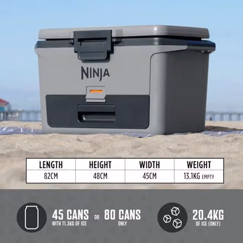 Ninja FrostVault Hard Cooler, 47L, Slate Grey – 5