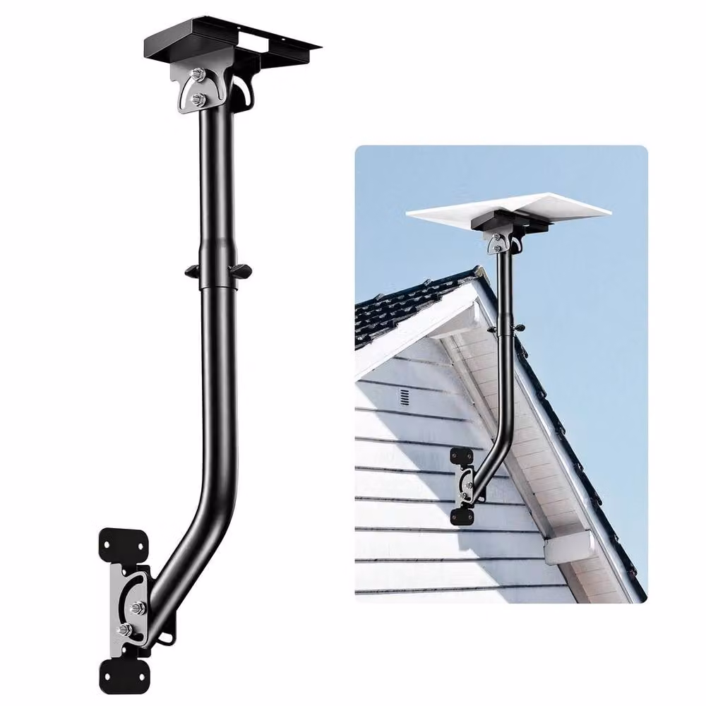 VOGREX Starlink Gen3 Roof Pole Mount Pipe Adapter Kit in Black – 2