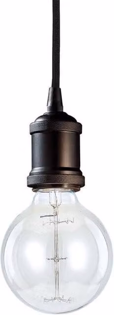 Netlighting Frida Single Light Suspended Ceiling Pendant in Black