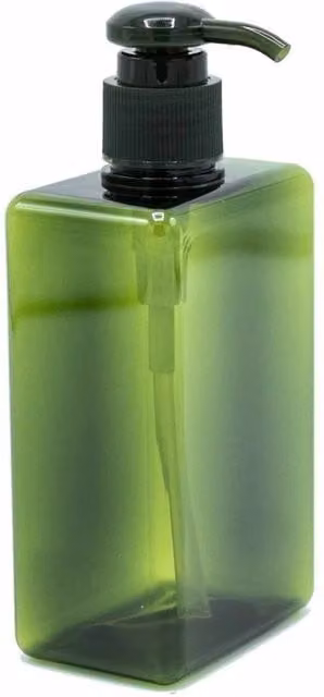 KDMD Tall Reusable 280ml Bottle for Hand Sanitiser and Cosmetics in Green