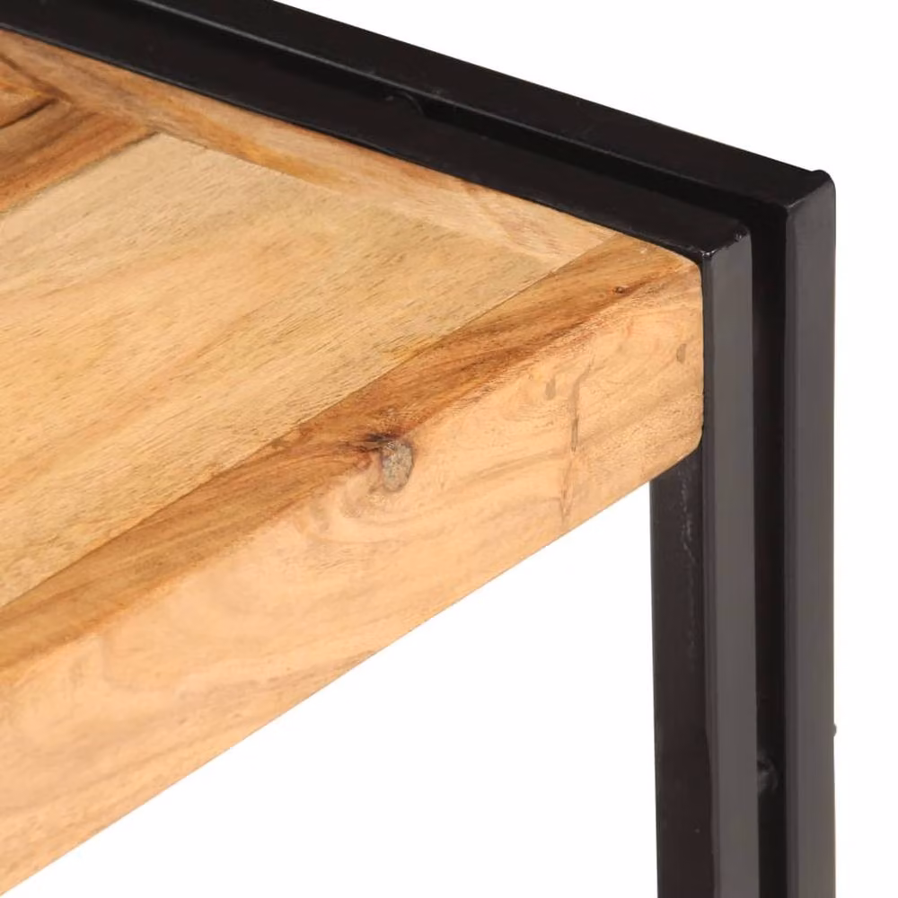 Berkfield Home Solid Acacia Wood TV Cabinet in Brown, W/D/H: 120 x 30 x 40 cm – 2