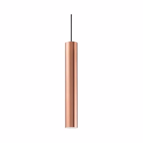 Ideal Lux Look Copper Pendant Light in Copper and Gold/Brass Finish